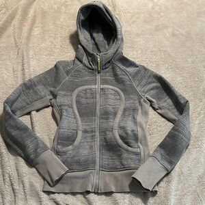 lululemon athletica Gray Hooded Jacket